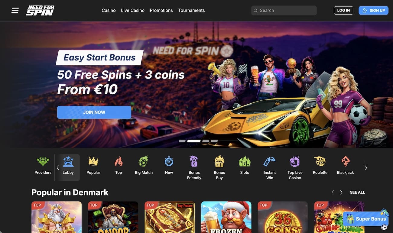 Need for spin screenshot