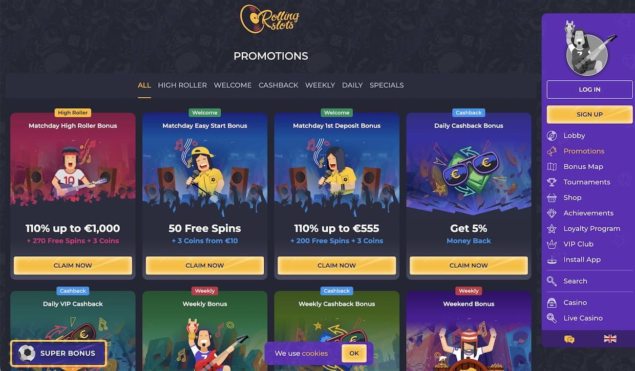 Rolling Slots screenshot
